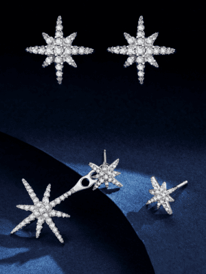 Apm Monaco six-pointed star earrings