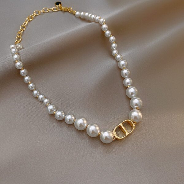 Dior 23 New CD Pearl Necklace
