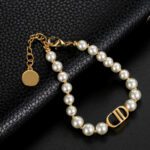 Dior 23 Fashion CD Pearl Bracelet
