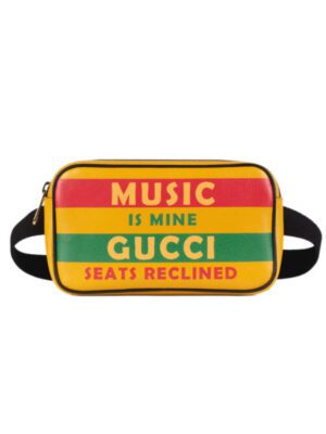 Gucci 100 Belt Bag In Yellow Leather 602695